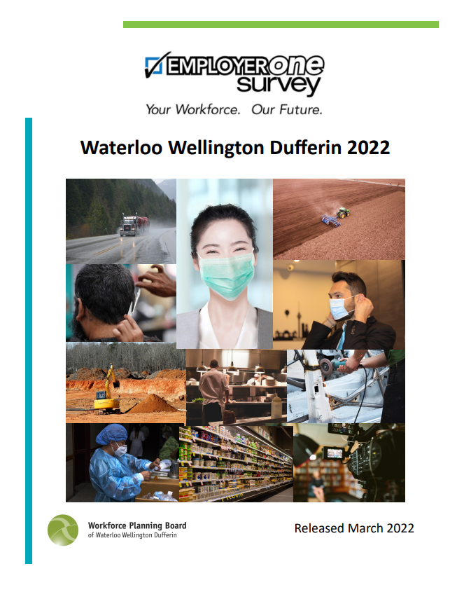 Cover image of the EmployerOne Survey report for 2022